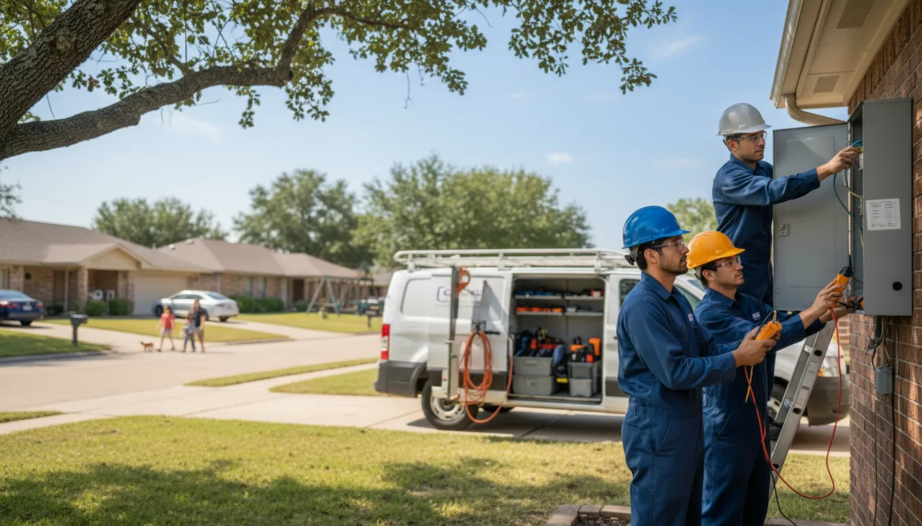 Certified electrician providing emergency electrical services in Blue Gap, AZ